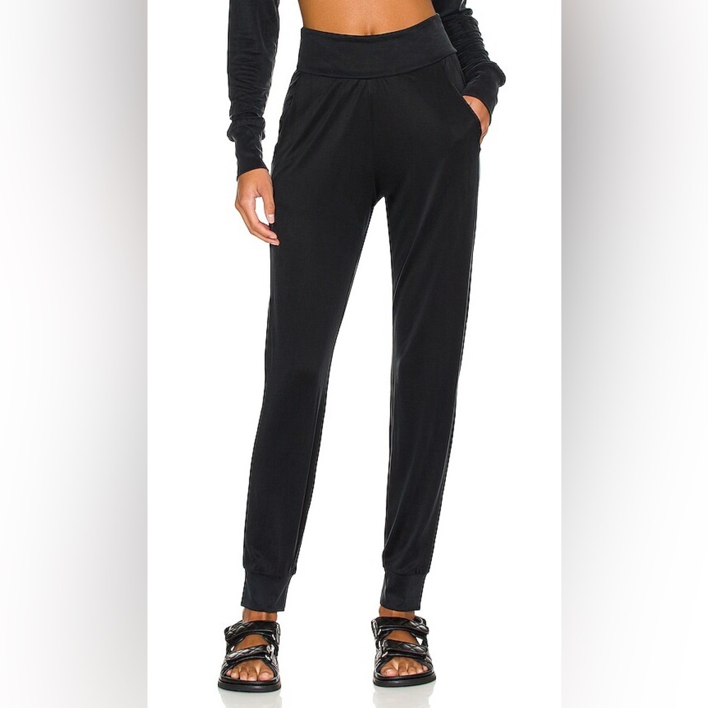 Commando Black Vegan Silk Lounge Pants